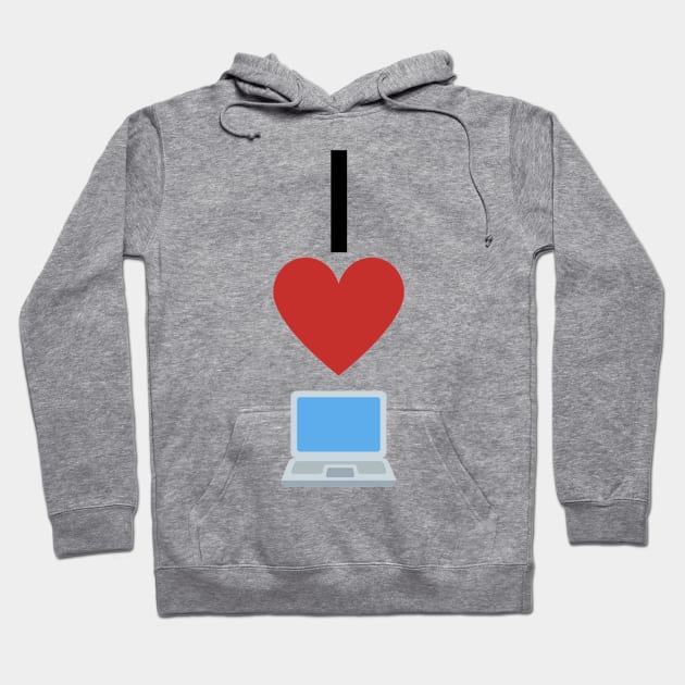 I love computers Hoodie by GMAT